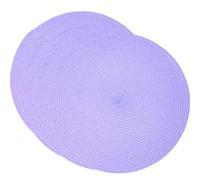 SCF2017 Lot de 4 sets de table ronds en plastique tissé 38 cm élégants et pratiques Violet clair