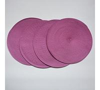 Scf2017 tressé en plastique polypropylène Sets de table, Lot de 4