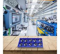 SCGT09T304-AK H01 pour plaquettes de tournage en carbure CNC pour usinage en aluminium, porte-outils indexables pour tours CNC, lot de 10 pièces