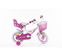 SCH Bicycle Pink Love, vélo d'enfant, Blanc, 12"