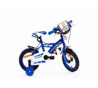 SCH CHICANE 12"", vélo enfant, de 3 à 5 ans, de 85 à 105 cm, sonnette et bidon, bleu