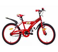 SCH CHICANE 20"", vélo enfants, de 6 à 10 ans, pour des tailles entre 120 et 155 cm, sonnette et bidon, rouge
