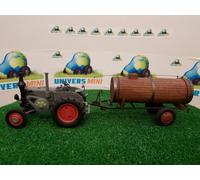 SCH7694 - LANZ Bulldog + tonne à eau en bois - Schuco - 1/32