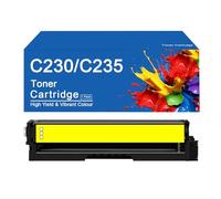 SCHAAN Cartouche de Toner Haute capacité C230 C235, sans Puce, pour Xerox C230 C235/006R04383 006R04384 006R04385 006R04386,C230-Y