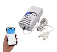 Schabus 500240 Détecteur d'eau sans fil sans capteur Avec contrôle d'application, avec capteur interne sur la prise