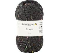 Schachenmayr Bravo, 50G anthrazit neon tweed Fils À Tricoter