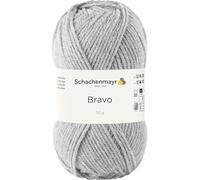 Schachenmayr Bravo, 50G hellgrau meliert Fils À Tricoter