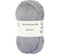 Schachenmayr Bravo, 50G hellgrau tweed Fils À Tricoter