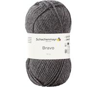 Schachenmayr Bravo, 50G mittelgrau meliert Fils À Tricoter