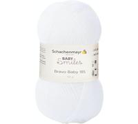 Schachenmayr Bravo Baby 185, 50G weiß Fils À Tricoter