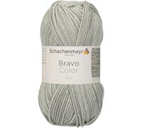Schachenmayr Bravo Color, 50G Hellgrau Denim Fils À Tricoter