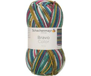 Schachenmayr Bravo Color, 50G jeans jacquard Fils À Tricoter