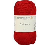 Schachenmayr Catania, 50G signalrot Fils À Tricoter