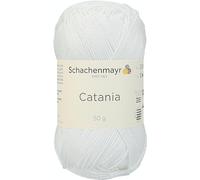 Schachenmayr Catania, 50G weiß Fils À Tricoter