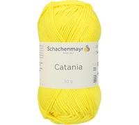 Schachenmayr Catania, 9801210-00280, Couleur: Löwenzahn, Fils à Tricoter 11,5 x 5,2 x 6 cm