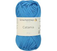 Schachenmayr Catania, 9801210-00384, Couleur: Capri, Fils à Tricoter 11,5 x 5,2 x 6 cm