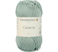 Schachenmayr Catania, 9801210-00402, Couleur: reseda, Fils à Tricoter 11,5 x 5,2 x 6 cm