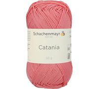 Schachenmayr Catania, 9801210-00409, Couleur: Dahlie, Fils à Tricoter 11,5 x 5,2 x 6 cm