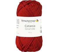 Schachenmayr Catania Denim 9807331-03115 Fil à Tricoter, Signalrot, 13 X 6 X 6 cm