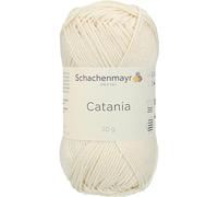Schachenmayr Fils À Tricoter À La Main Catania, 50G Creme 11,5 x 5,2 x 6 cm, crème