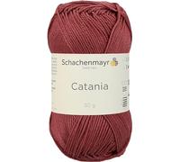 Schachenmayr Fils À Tricoter À La Main Catania, 50G Marsalarot 11,5 x 5,2 x 6 cm