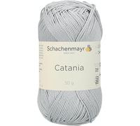 Schachenmayr Catania Fil, Coton, Nebel, 11,5 x 5,2 x 6 cm, Set de 125 Pièces