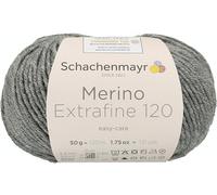 Schachenmayr Merino Extrafine 120, 50G medium grey heather Fils À Tricoter