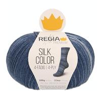 Schachenmayr Regia Premium Silk Color, 100G jeans Fils À Tricoter