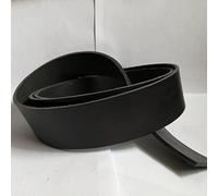 Schachenmayr since 1822 Courroie en cuir nu - Tannage purement végétal - Noir - Longueur : 135 cm - Largeur : 4 cm - Épaisseur du cuir : 3,5 mm