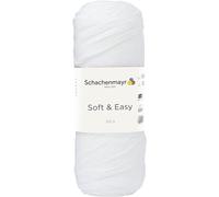 Schachenmayr Soft & Easy, 100G weiß Fils À Tricoter