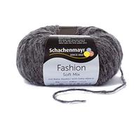 Schachenmayr Soft Mix 9807563-00098 Fil à tricoter à la main Anthracite