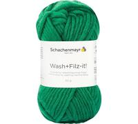 Schachenmayr Wash+Filz-It!, 50G Grass Green Fil À Feutrer