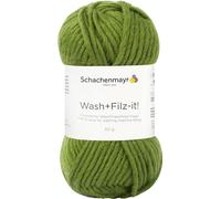 Schachenmayr Wash+Filz-It!, 50G olive Fil À Feutrer