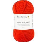 Schachenmayr Wash+Filz-It!, 50G red Fil À Feutrer