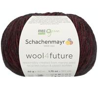 Schachenmayr Wool4Future, 50 G Bourgundy Fil à tricoter à la main