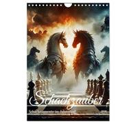 Schachzauber (Wandkalender 2026 DIN A4 hoch), CALVENDO Monatskalender: "Schachzauber" entführt Sie jeden Monat in die faszinierende Welt des ... auf dem Brett eine perfekte Harmonie bilden.