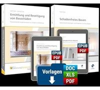 Schadenfreies Bauen sowie Ermittlung und Beseitigung von Bauschäden: Das Buchpaket für den SanierungsVorsprung