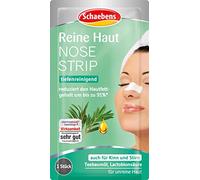 Schaebens Bande nasale pure - Nettoie en profondeur, réduit la teneur en graisse de la peau avec de l'huile d'arbre à thé et de l'acide lactobionique pour les peaux impures