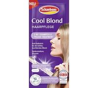 Schaebens Cool Blond Soin capillaire pour cheveux blonds, blonds et gris 2 en 1 Shampoing et soin 2 en 1, anti-jaunissement & pour un blond frais avec acide hyaluronique et glycérine - Végétalien - 20
