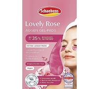 Schaebens Coussinets en gel pour les yeux Lovely Rose - Réduit les cernes et les gonflements - Plus d'humidité et d'éclat - Vegan