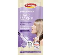 Schaebens Masque capillaire au beurre de karité - Souple et brillant - Pour cheveux abîmés et secs - Vegan