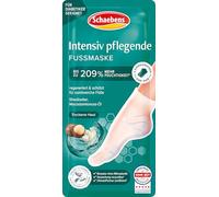 Schaebens Masque de pieds nourrissant intensif (2 chaussettes pour 1 application) régénère et protège avec du beurre de karité, de l'huile de noix de macadama, pour tous les types de peau