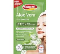 Schaebens Masque en tissu à l'aloe vera - rafraîchit, réduit les rougeurs et les irritations avec l'aloe vera, la glycérine et l'acide hyaluronique pour tous les types de peau.