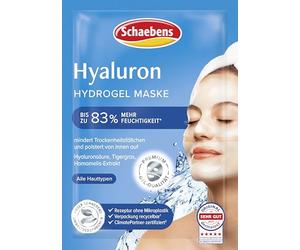 Schaebens Masque hyaluronique - Mega Booster hydrate intensément et rembourrage - Contient de l'acide hyaluronique, de l'ergre de tigre et du panthénol pour tous les types de peau.