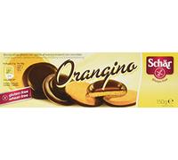 Schär Biscuits au chocolat fourrés à la gelée d'orange sans gluten 150 g - Lot de 4