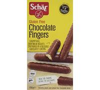 Schär Biscuits Bâtonnets enrobés de chocolat sans gluten - Lot de 3