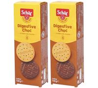 Schär Digestive Sablé Choc Biscuits Sans Gluten Cookies 2x150 g