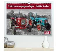 Schätze aus vergangenen Tagen - geliebte Trecker (hochwertiger Premium Wandkalender 2026 DIN A2 quer), Kunstdruck in Hochglanz: Die liebevoll ... Traktorenliebhabers höher schlagen lassen.