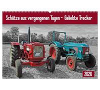 Schätze aus vergangenen Tagen - geliebte Trecker (Wandkalender 2026 DIN A2 quer), CALVENDO Monatskalender: Die liebevoll restaurierten Trecker aus ... Traktorenliebhabers höher schlagen lassen.