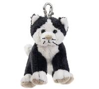 Schaffer 0226 porte-clés peluche chat noir, 10 cm